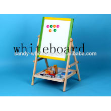 Children's sketchpad tablet solid wooden child double-sided magnetic white board